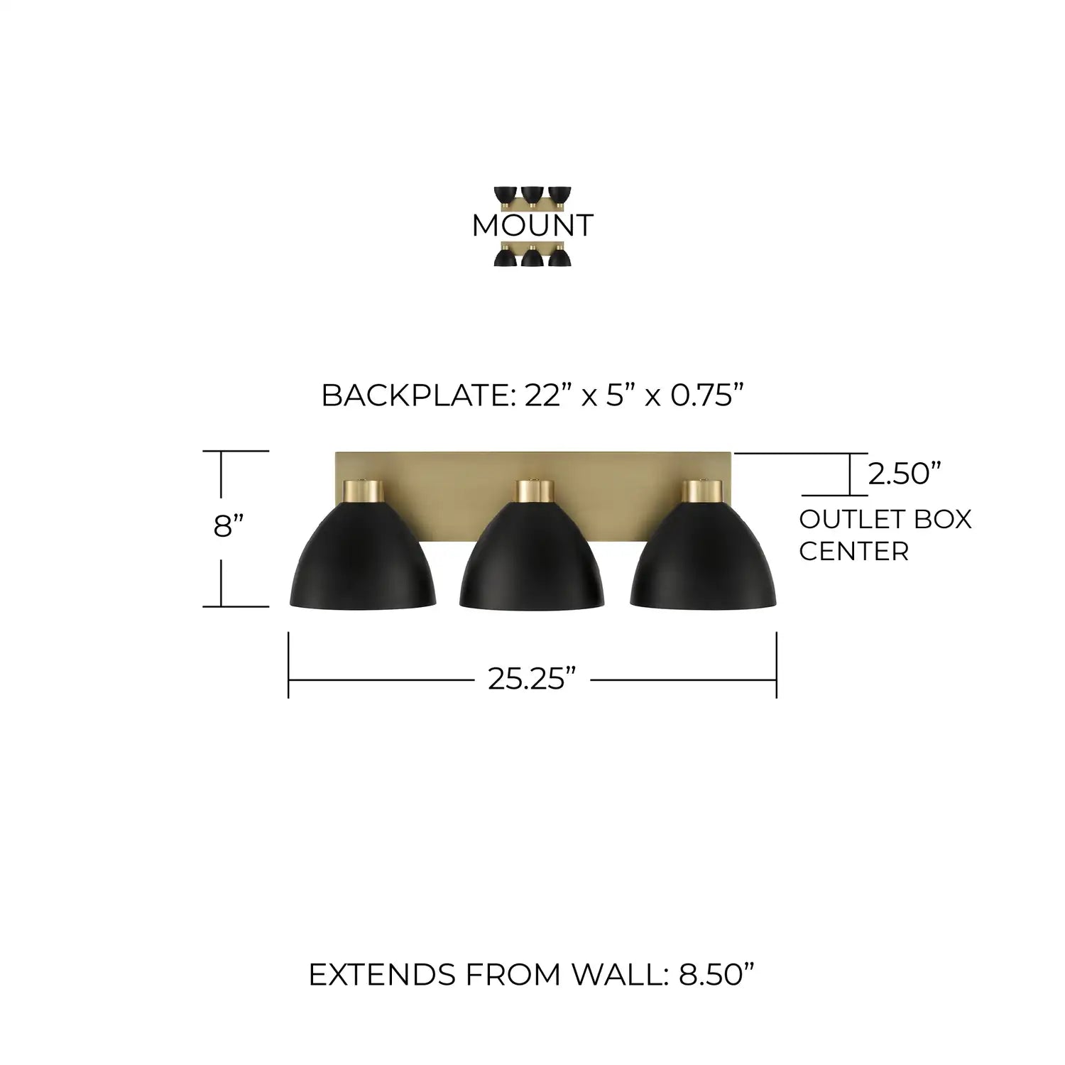 CAPITAL LIGHTING, ROSS VANITY, VANITY LIGHT