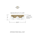 CAPITAL LIGHTING, ROSS VANITY, VANITY LIGHT