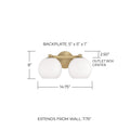 CAPITAL LIGHTING, ANSLEY VANITY, VANITY LIGHT