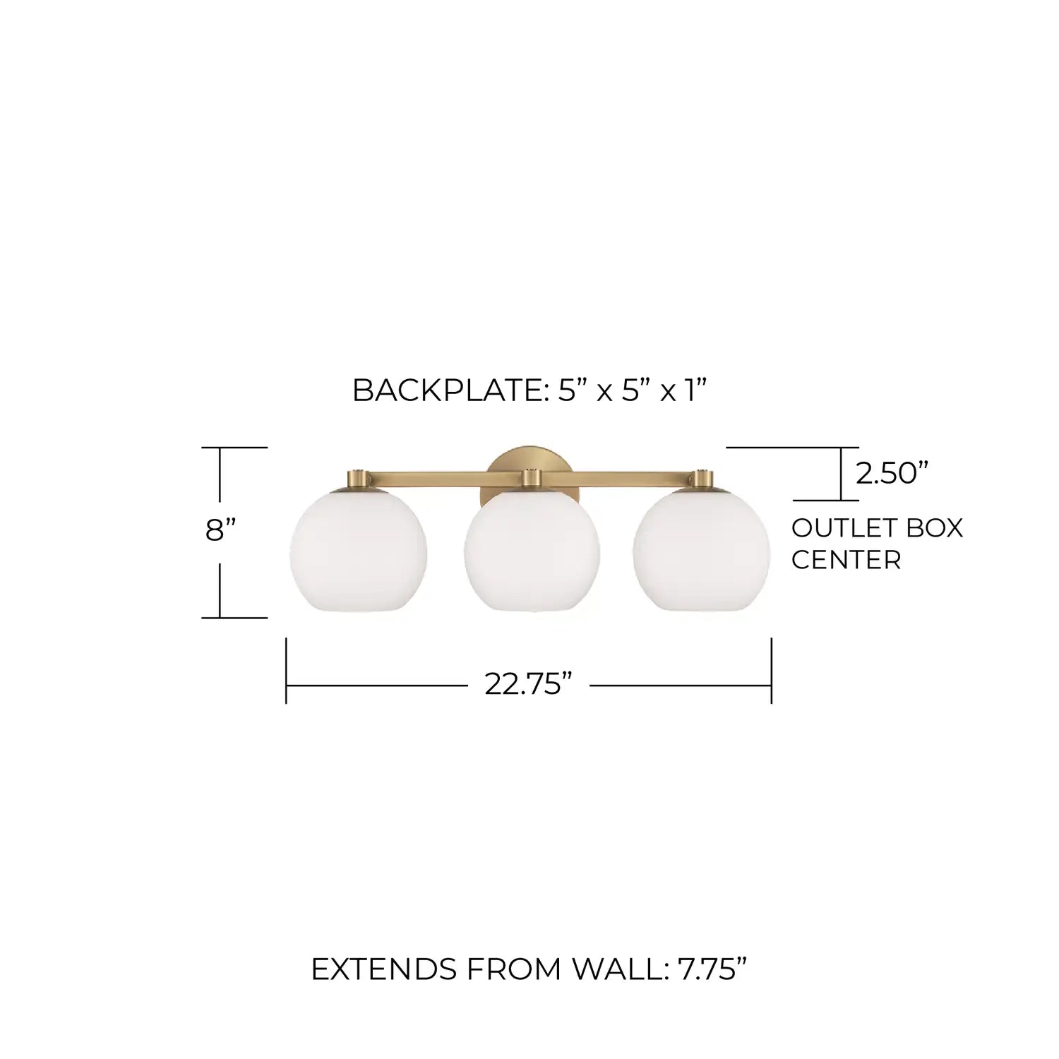 CAPITAL LIGHTING, ANSLEY VANITY, VANITY LIGHT