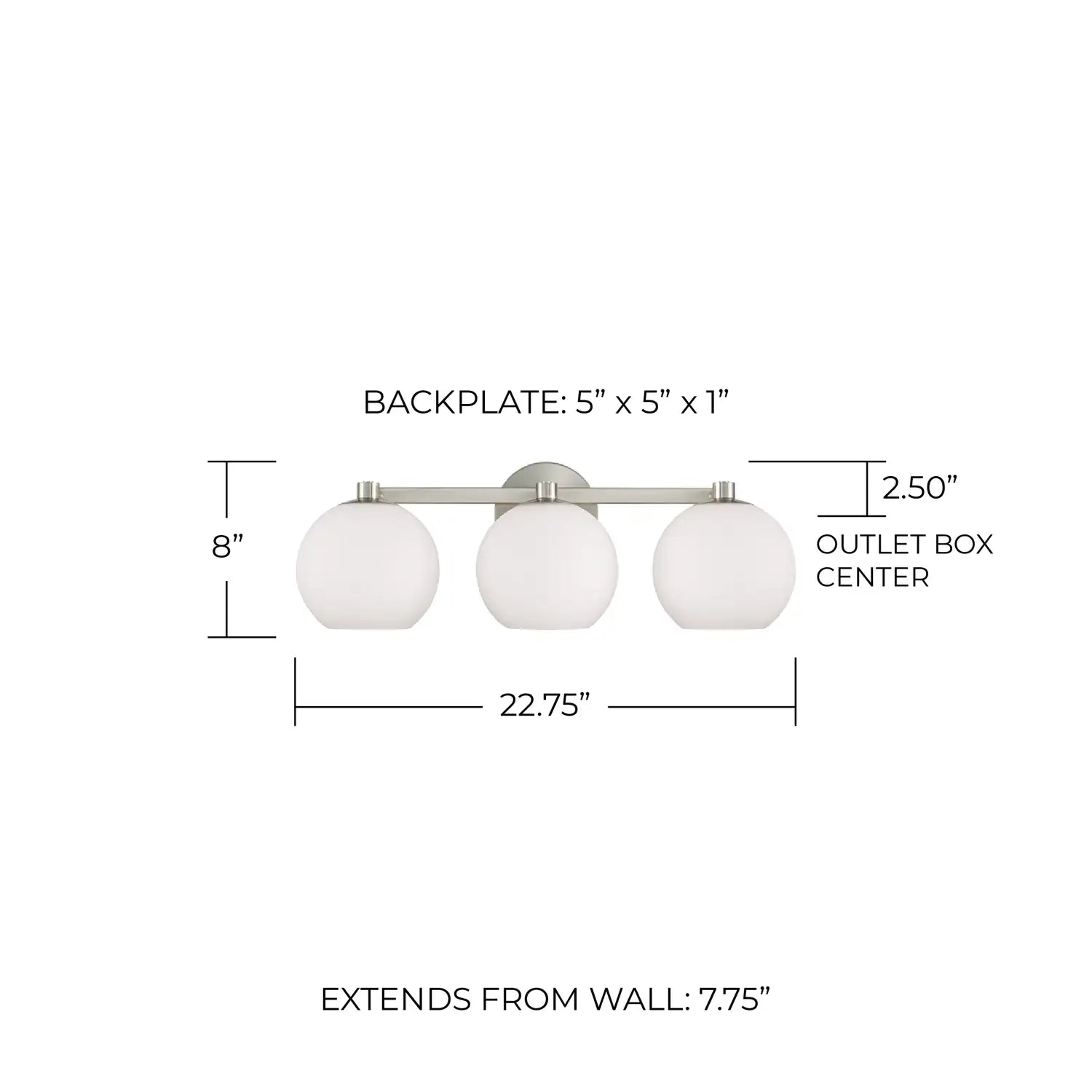 CAPITAL LIGHTING, ANSLEY VANITY, VANITY LIGHT