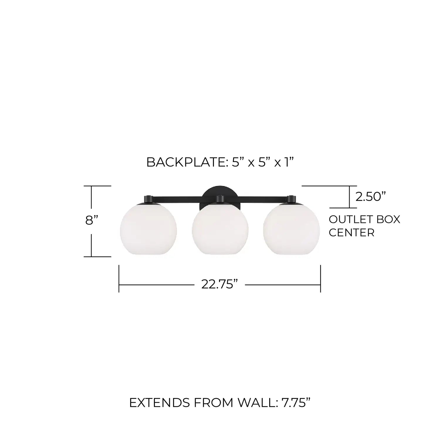 CAPITAL LIGHTING, ANSLEY VANITY, VANITY LIGHT