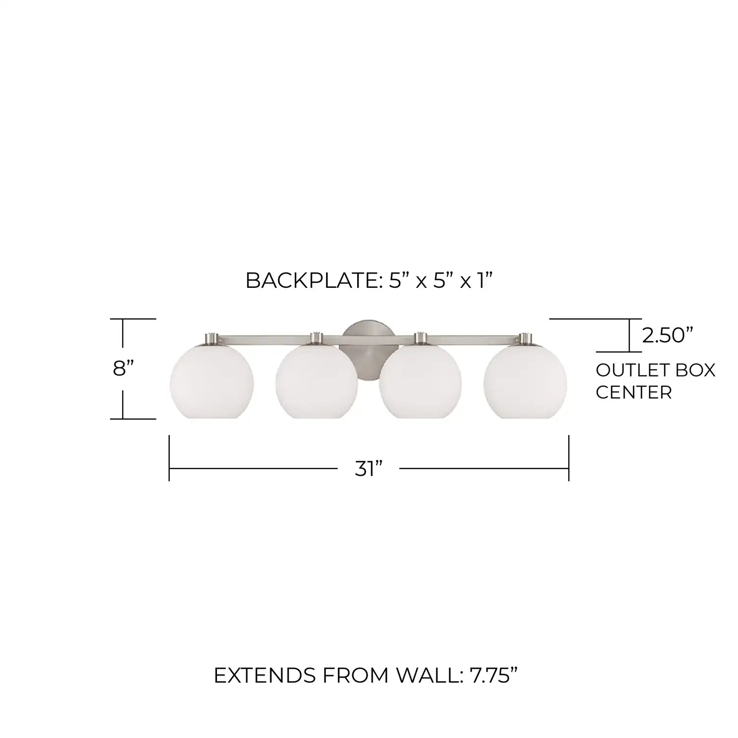 CAPITAL LIGHTING, ANSLEY VANITY, VANITY LIGHT