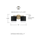 CAPITAL LIGHTING, WELLER VANITY, VANITY LIGHT