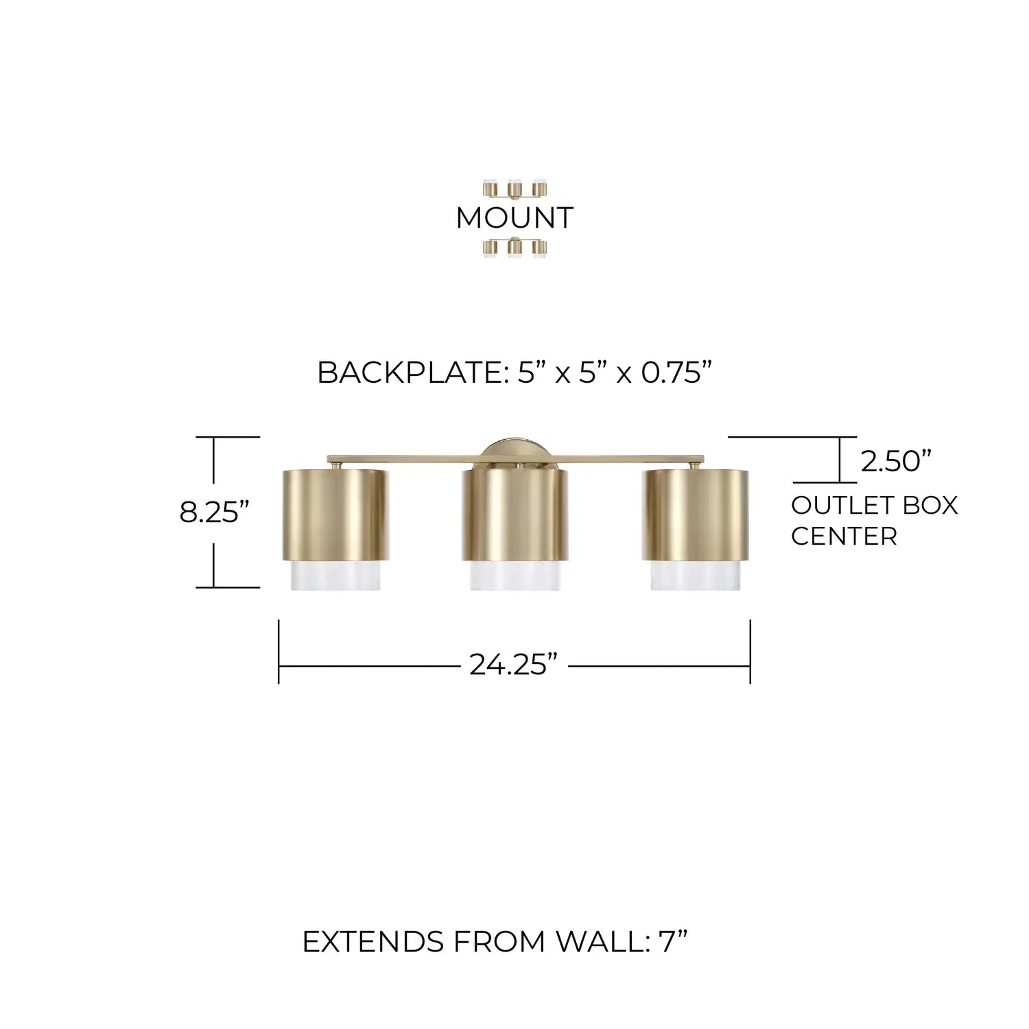 CAPITAL LIGHTING, WELLER VANITY, VANITY LIGHT