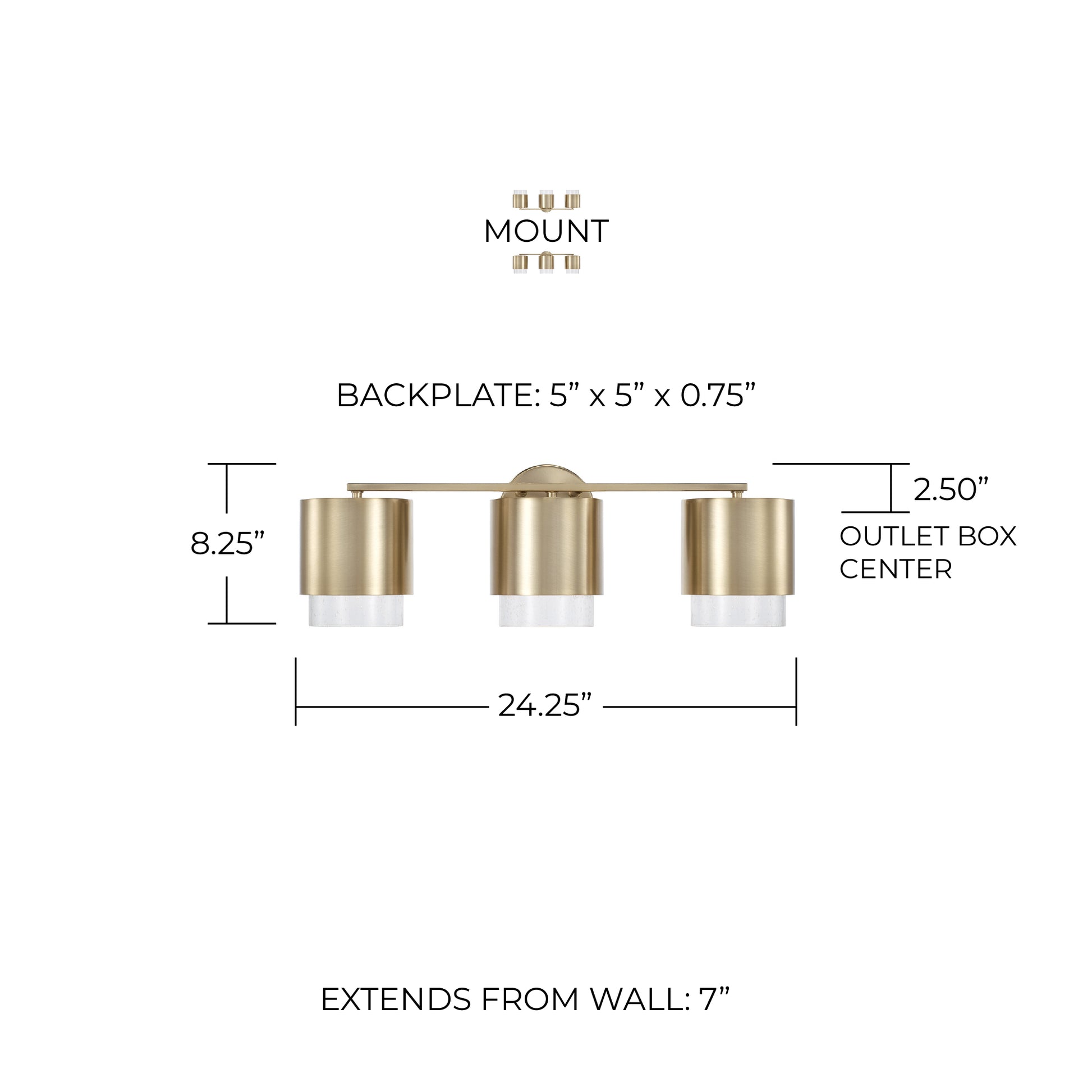CAPITAL LIGHTING, WELLER VANITY, VANITY LIGHT