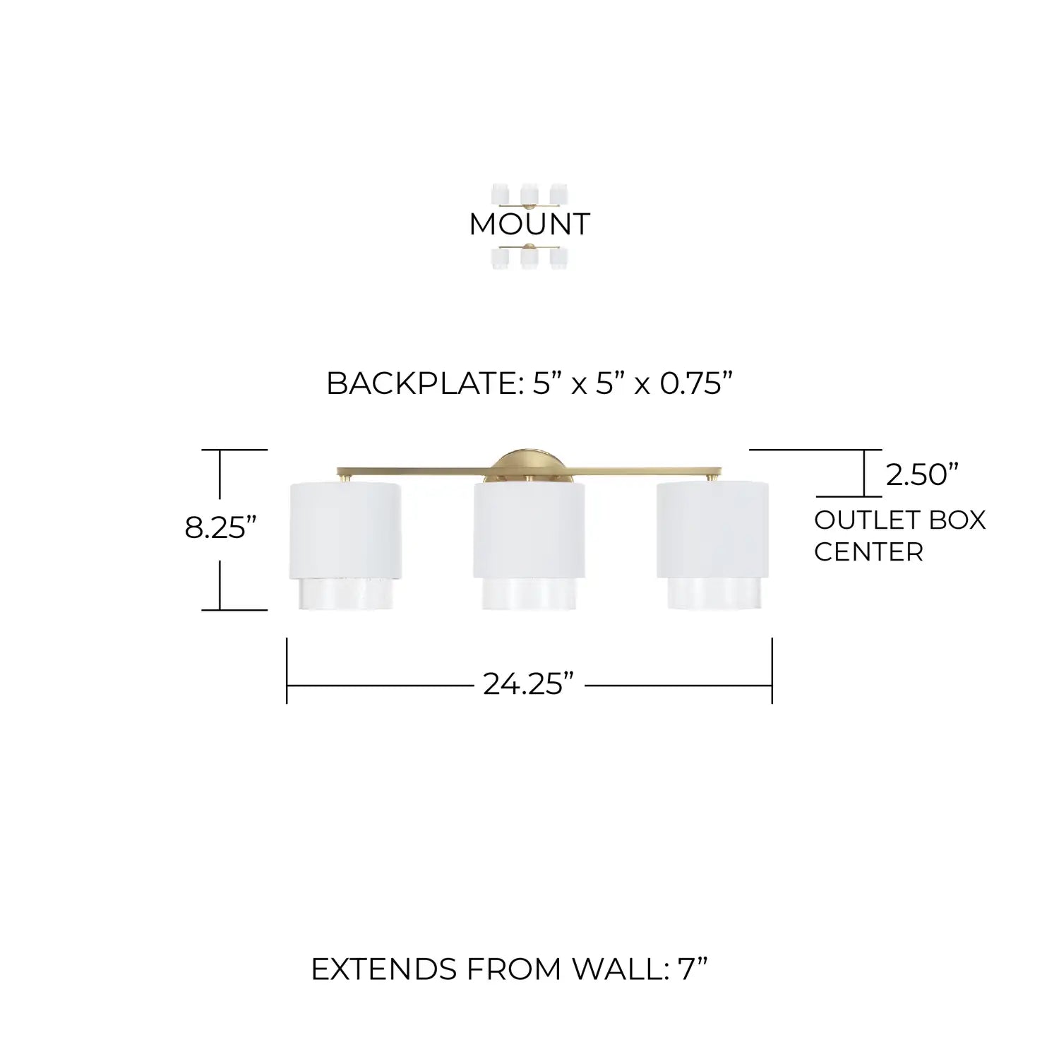 CAPITAL LIGHTING, WELLER VANITY, VANITY LIGHT