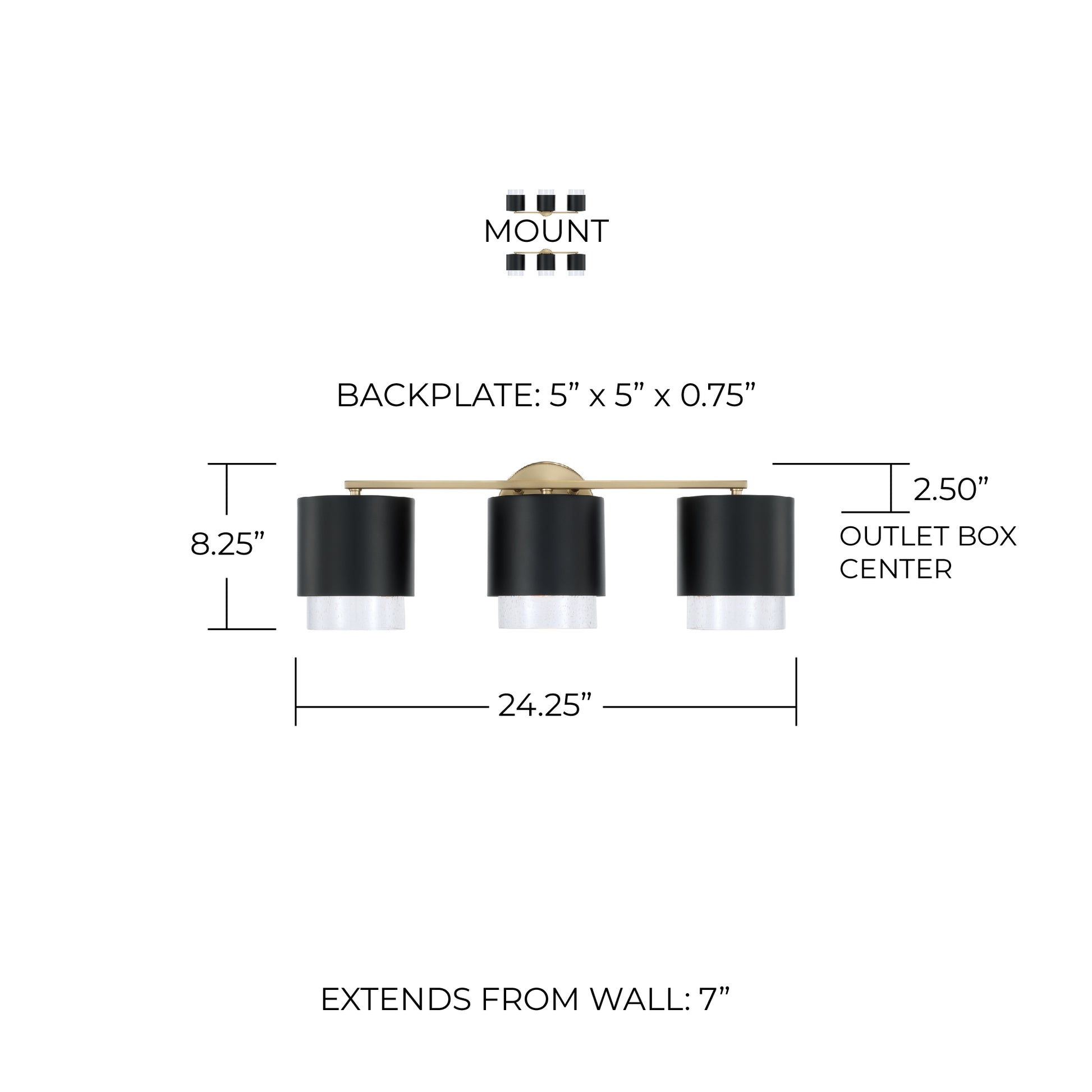 CAPITAL LIGHTING, WELLER VANITY, VANITY LIGHT