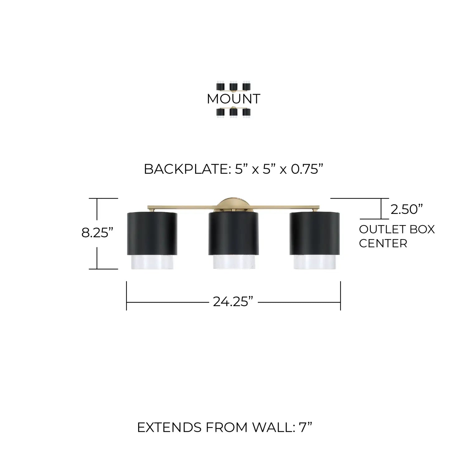 CAPITAL LIGHTING, WELLER VANITY, VANITY LIGHT