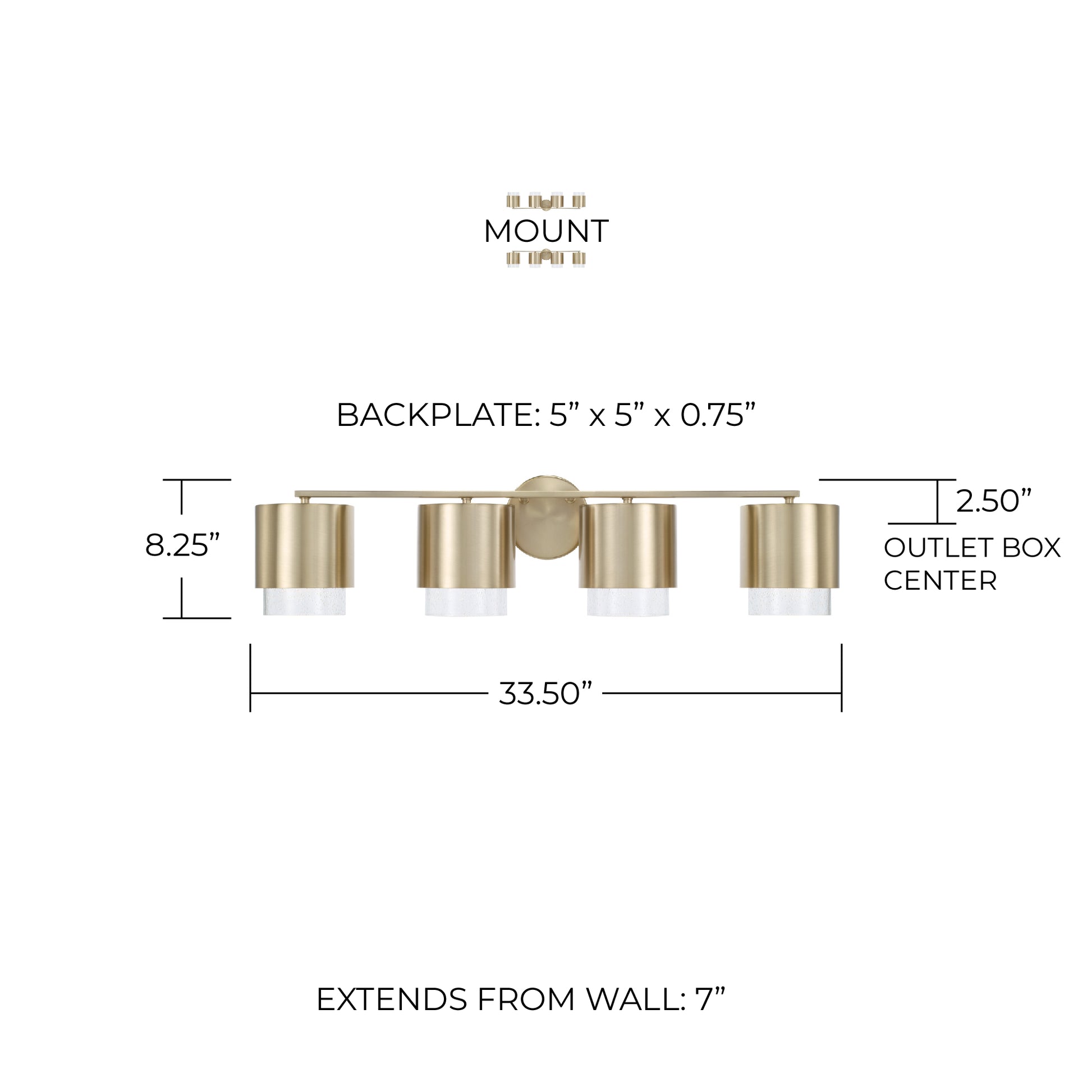 CAPITAL LIGHTING, WELLER VANITY, VANITY LIGHT