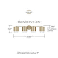 CAPITAL LIGHTING, WELLER VANITY, VANITY LIGHT