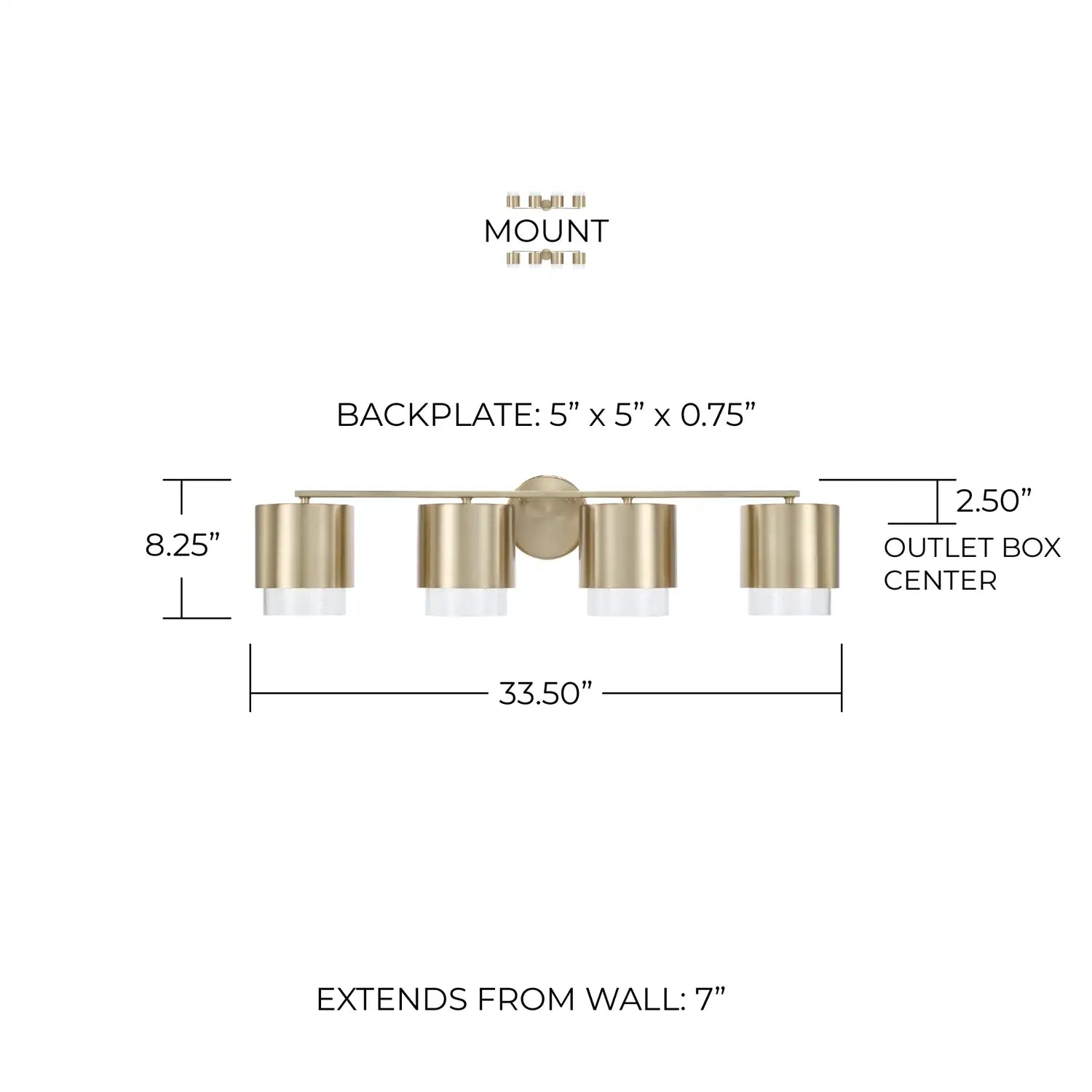 CAPITAL LIGHTING, WELLER VANITY, VANITY LIGHT