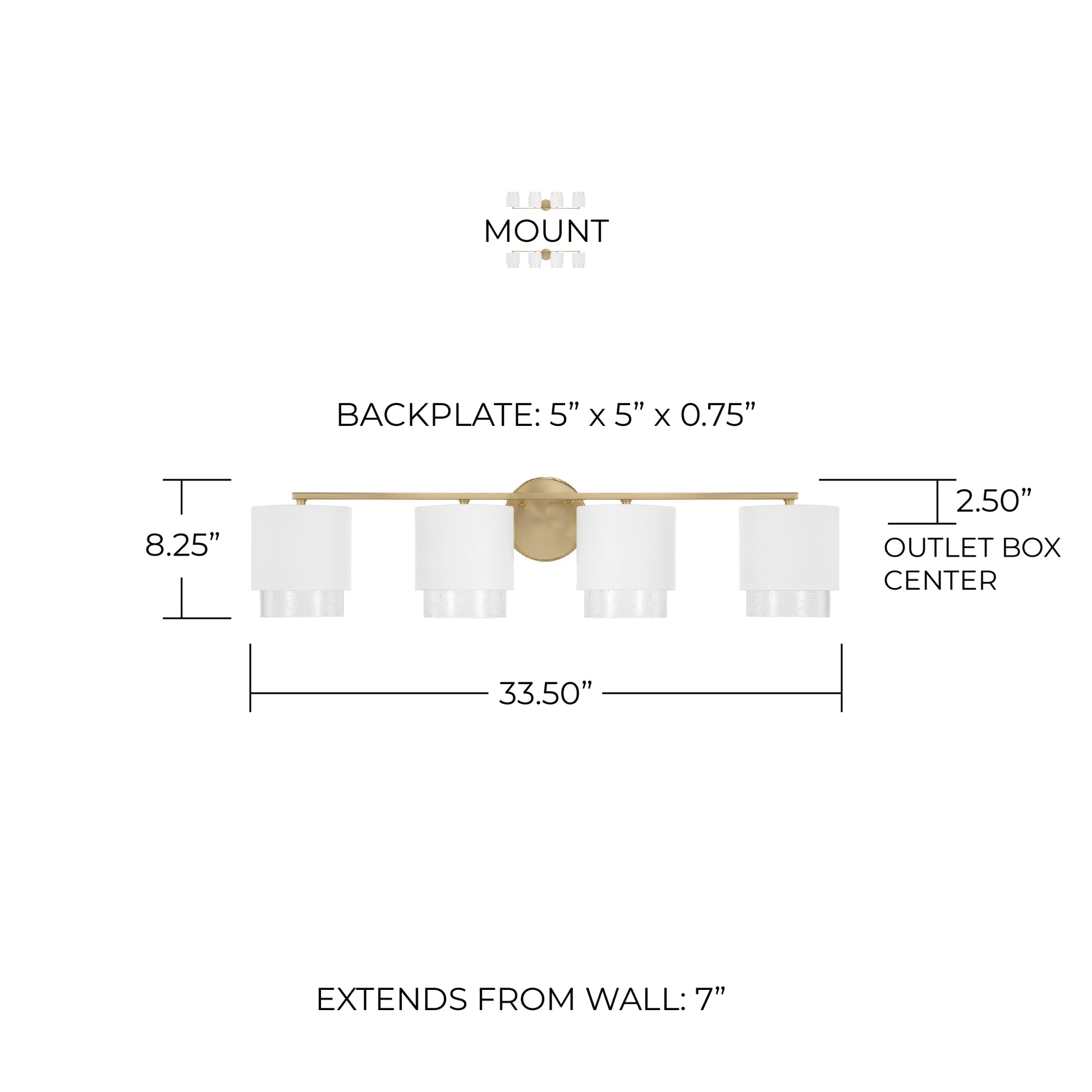 CAPITAL LIGHTING, WELLER VANITY, VANITY LIGHT