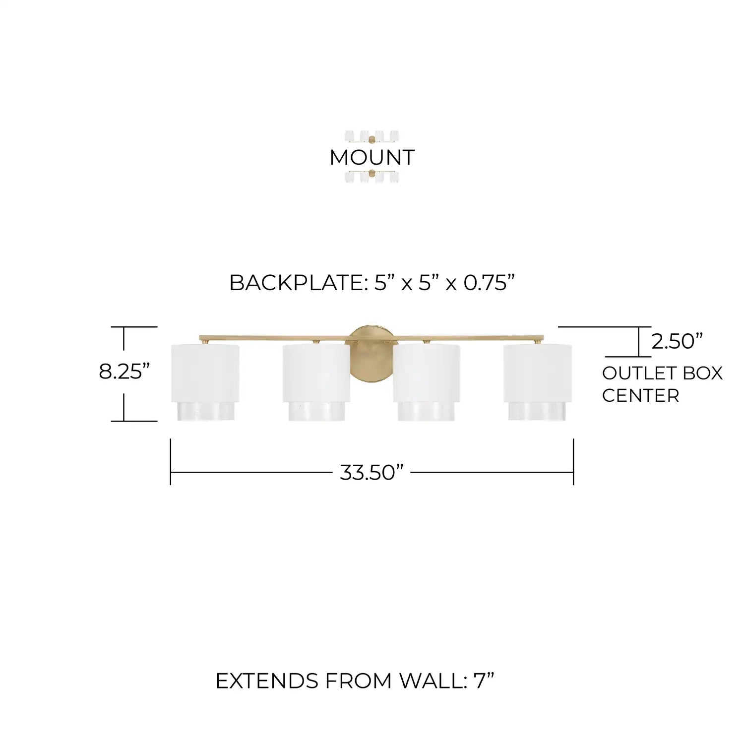 CAPITAL LIGHTING, WELLER VANITY, VANITY LIGHT