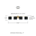 CAPITAL LIGHTING, WELLER VANITY, VANITY LIGHT