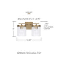 CAPITAL LIGHTING, VAUGHN VANITY, VANITY LIGHT