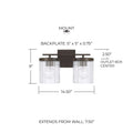 CAPITAL LIGHTING, VAUGHN VANITY, VANITY LIGHT