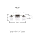 CAPITAL LIGHTING, VAUGHN VANITY, VANITY LIGHT