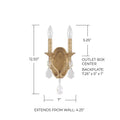 CAPITAL LIGHTING, BLAKELY SCONCE, WALL SCONCES