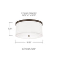 CAPITAL LIGHTING, MIDTOWN FLUSH MOUNT, FLUSH MOUNT CEILING LIGHTS