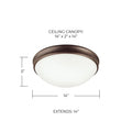 CAPITAL LIGHTING, HANSEN FLUSH MOUNT, FLUSH MOUNT CEILING LIGHTS