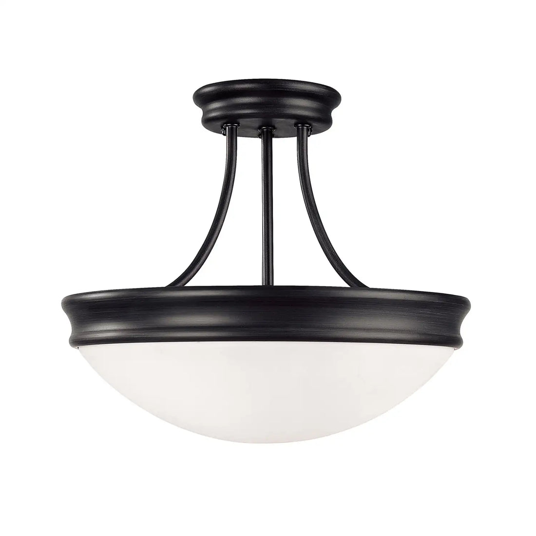 CAPITAL LIGHTING, HANSEN SEMI-FLUSH, SEMI FLUSH MOUNT LIGHT