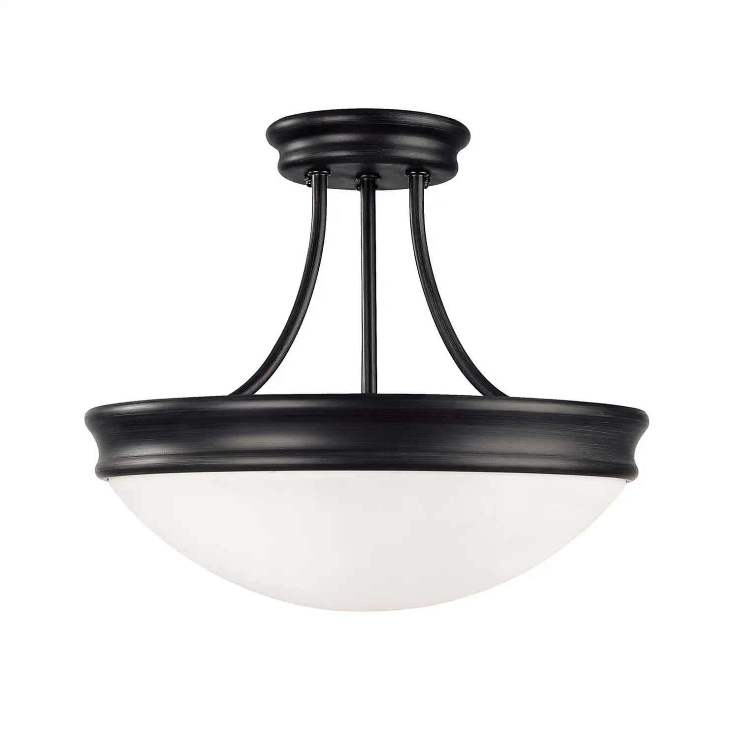 CAPITAL LIGHTING, HANSEN SEMI-FLUSH, SEMI FLUSH MOUNT LIGHT