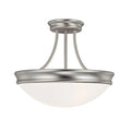 CAPITAL LIGHTING, HANSEN SEMI-FLUSH, SEMI FLUSH MOUNT LIGHT
