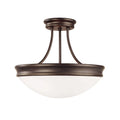 CAPITAL LIGHTING, HANSEN SEMI-FLUSH, SEMI FLUSH MOUNT LIGHT