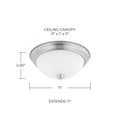 CAPITAL LIGHTING, BATES FLUSH MOUNT, FLUSH MOUNT CEILING LIGHTS