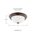 CAPITAL LIGHTING, BATES FLUSH MOUNT, FLUSH MOUNT CEILING LIGHTS