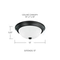 CAPITAL LIGHTING, BATES FLUSH MOUNT, FLUSH MOUNT CEILING LIGHTS