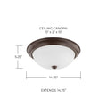 CAPITAL LIGHTING, BATES FLUSH MOUNT, FLUSH MOUNT CEILING LIGHTS