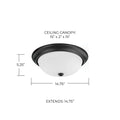 CAPITAL LIGHTING, BATES FLUSH MOUNT, FLUSH MOUNT CEILING LIGHTS