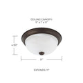 CAPITAL LIGHTING, BATES FLUSH MOUNT, FLUSH MOUNT CEILING LIGHTS