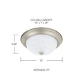 CAPITAL LIGHTING, BATES FLUSH MOUNT, FLUSH MOUNT CEILING LIGHTS