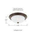 CAPITAL LIGHTING, BATES FLUSH MOUNT, FLUSH MOUNT CEILING LIGHTS