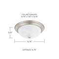 CAPITAL LIGHTING, BATES FLUSH MOUNT, FLUSH MOUNT CEILING LIGHTS