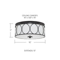 CAPITAL LIGHTING, RYLANN FLUSH MOUNT, FLUSH MOUNT CEILING LIGHTS
