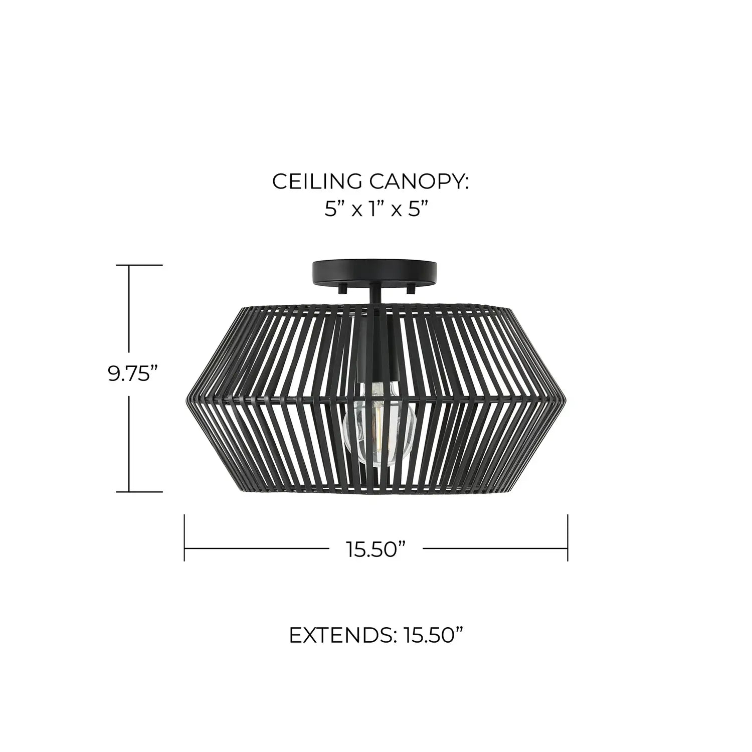 CAPITAL LIGHTING, KAIYA SEMI-FLUSH, SEMI FLUSH MOUNT LIGHT