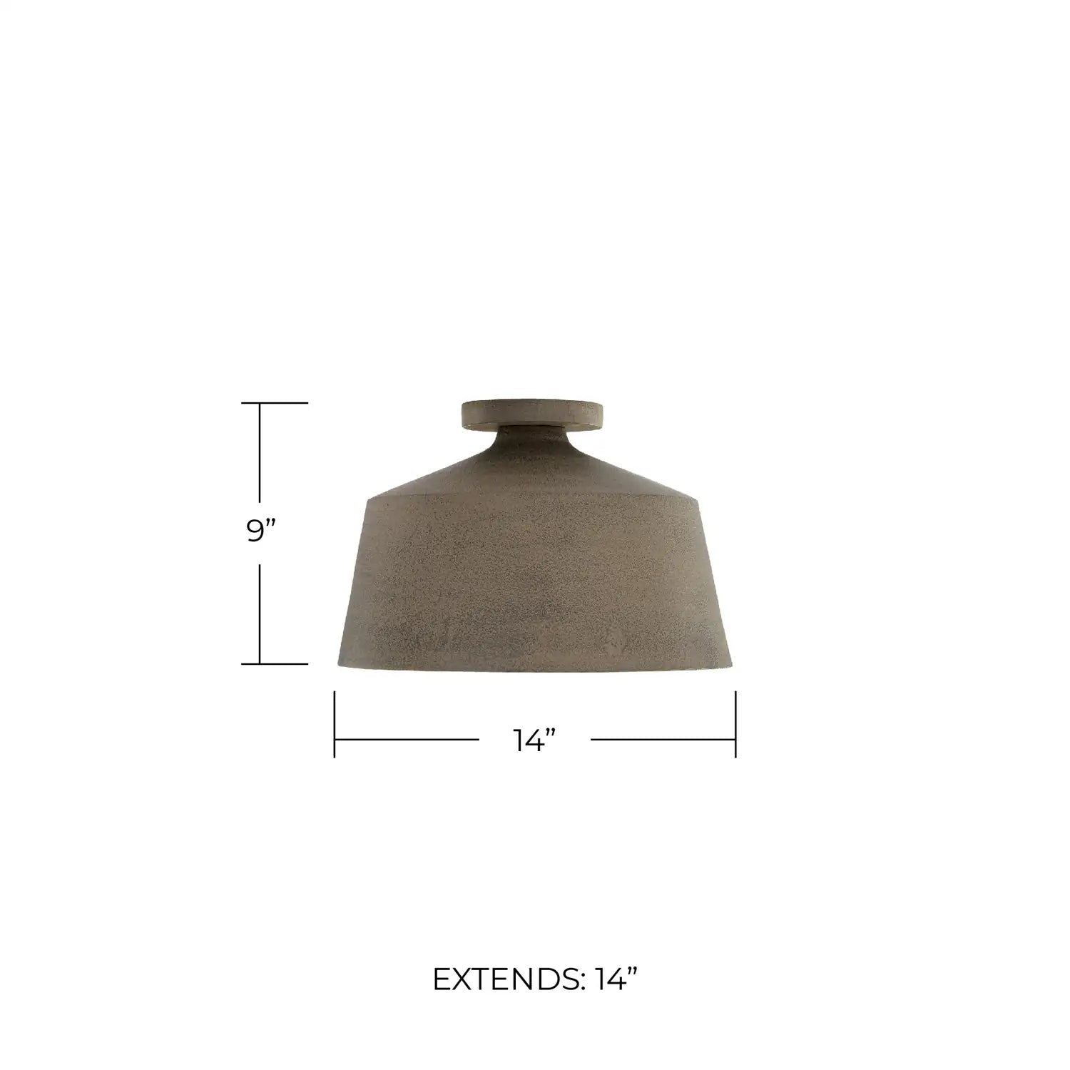 CAPITAL LIGHTING, QUARRY SEMI-FLUSH, SEMI FLUSH MOUNT LIGHT