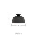 CAPITAL LIGHTING, QUARRY SEMI-FLUSH, SEMI FLUSH MOUNT LIGHT