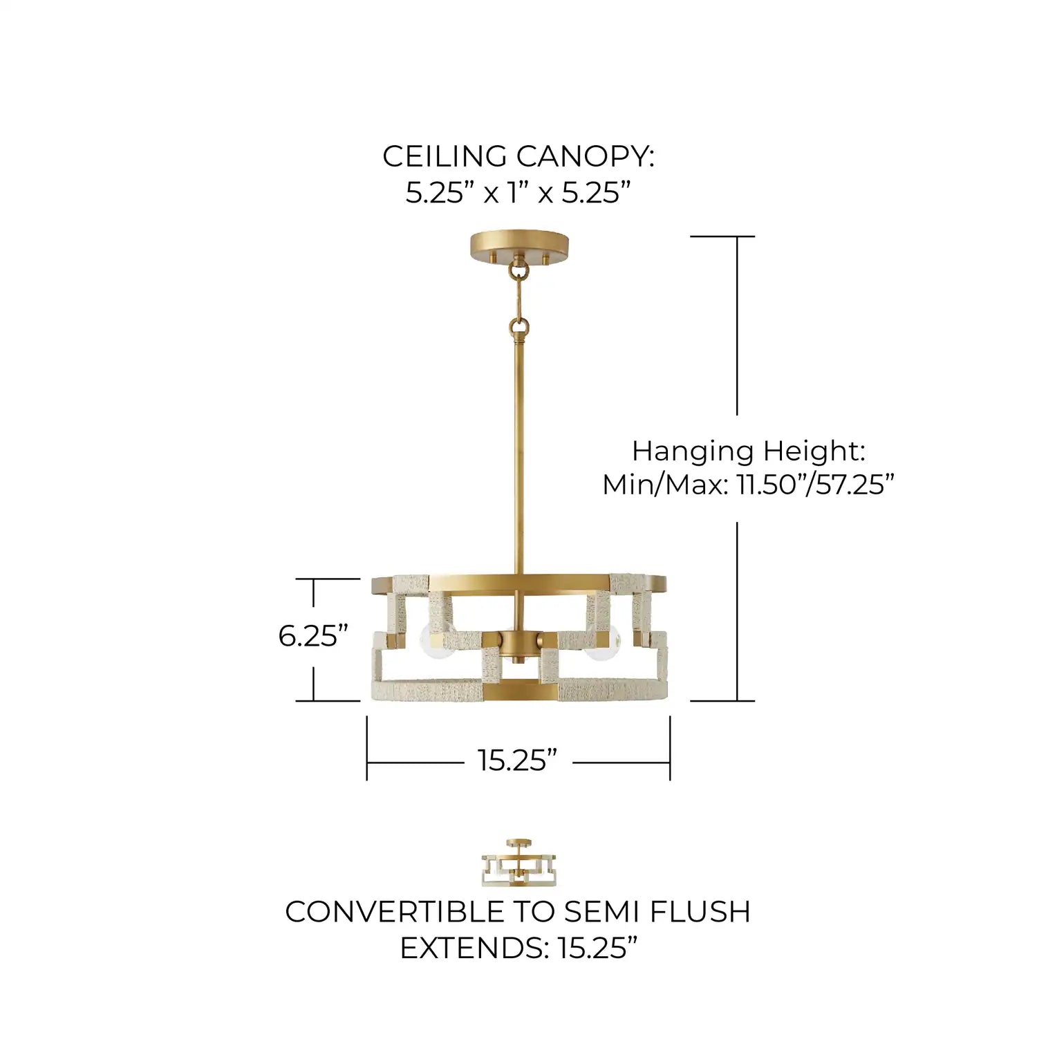 CAPITAL LIGHTING, HALA SEMI-FLUSH, SEMI FLUSH MOUNT LIGHT