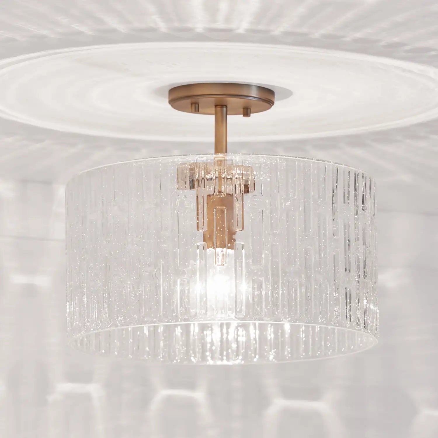 CAPITAL LIGHTING, EMERSON SEMI-FLUSH, SEMI FLUSH MOUNT LIGHT