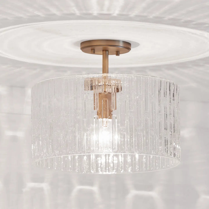 CAPITAL LIGHTING, EMERSON SEMI-FLUSH, SEMI FLUSH MOUNT LIGHT