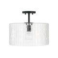 CAPITAL LIGHTING, EMERSON SEMI-FLUSH, SEMI FLUSH MOUNT LIGHT