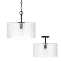 CAPITAL LIGHTING, EMERSON SEMI-FLUSH, SEMI FLUSH MOUNT LIGHT