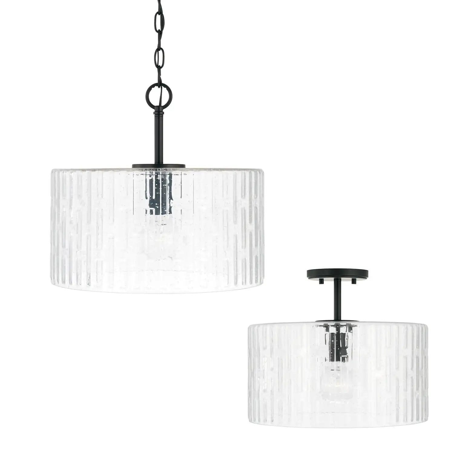 CAPITAL LIGHTING, EMERSON SEMI-FLUSH, SEMI FLUSH MOUNT LIGHT