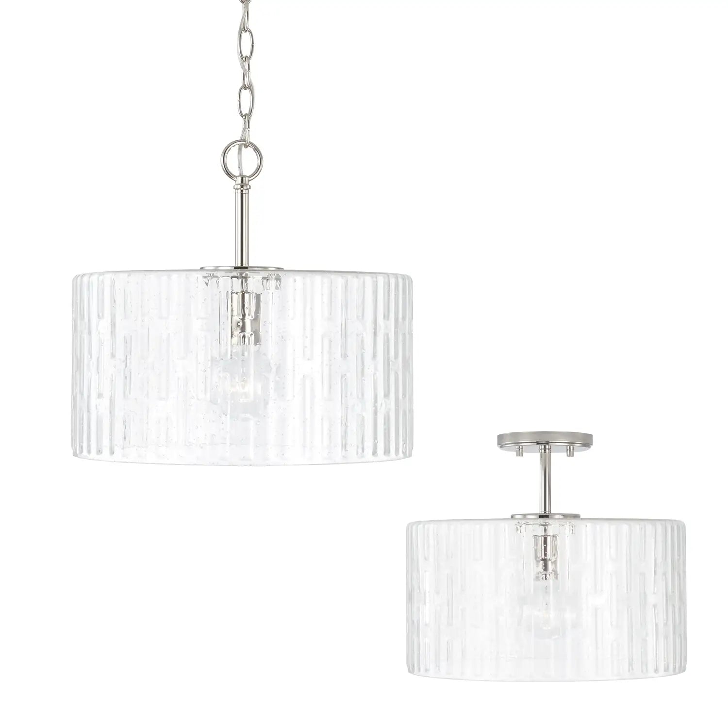CAPITAL LIGHTING, EMERSON SEMI-FLUSH, SEMI FLUSH MOUNT LIGHT