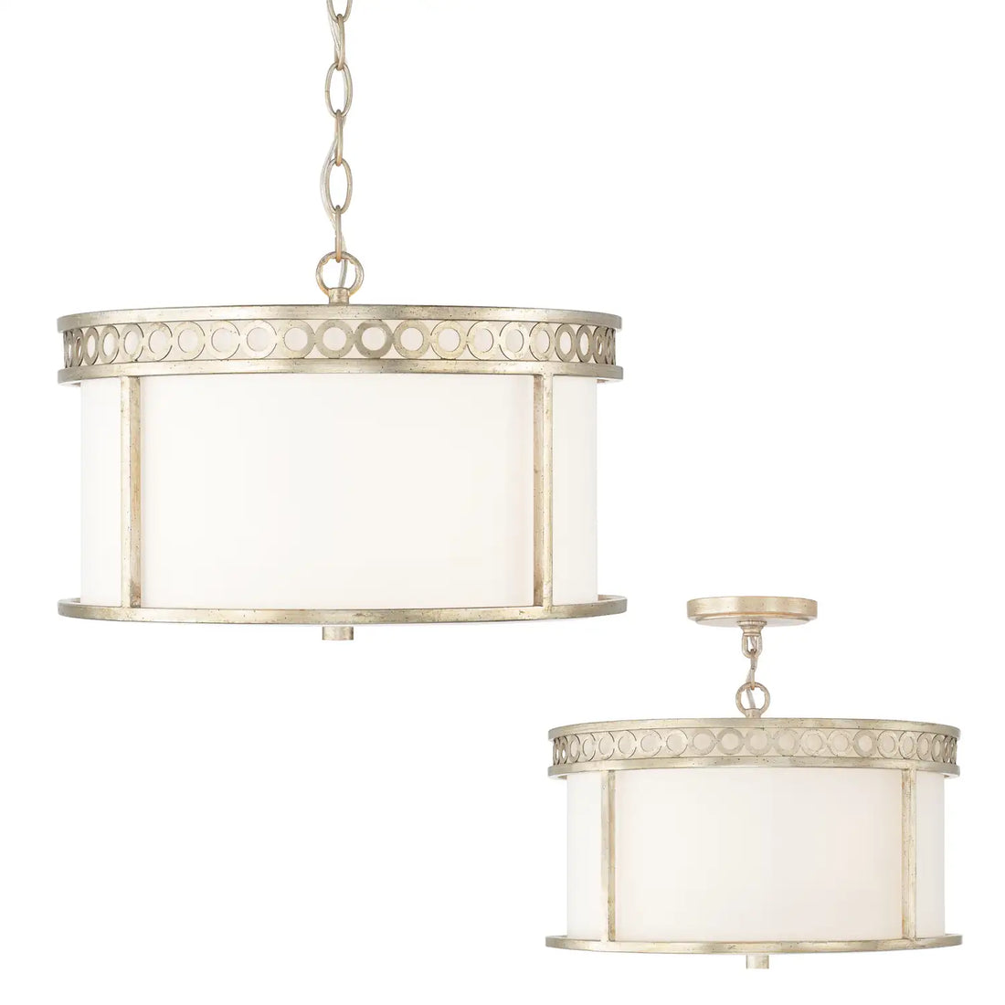 CAPITAL LIGHTING, ISABELLA SEMI-FLUSH, SEMI FLUSH MOUNT LIGHT